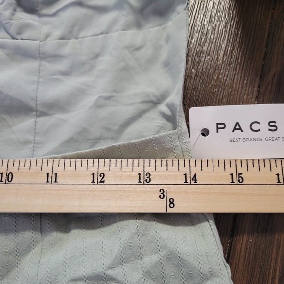 PACSUN L.A. Hearts - Bustier Tie Back Mini Dress V-neckline Spaghetti Strap Sz S - Picture 7 of 10